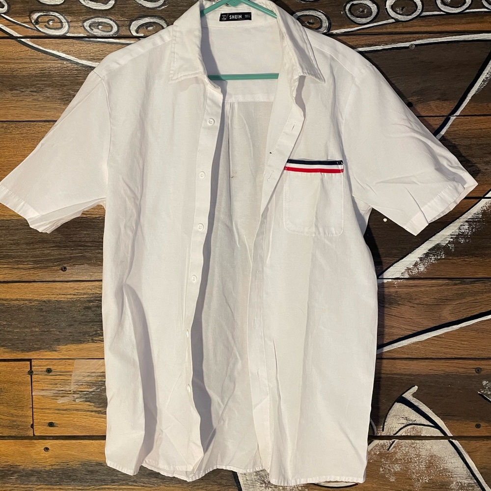 White dress Button down shirt